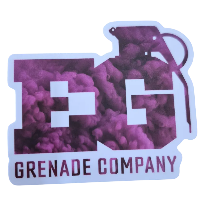 Sticker Enola Gaye Eg Grenade Rose/noir
