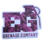 Sticker Enola Gaye Eg Grenade Rose/noir