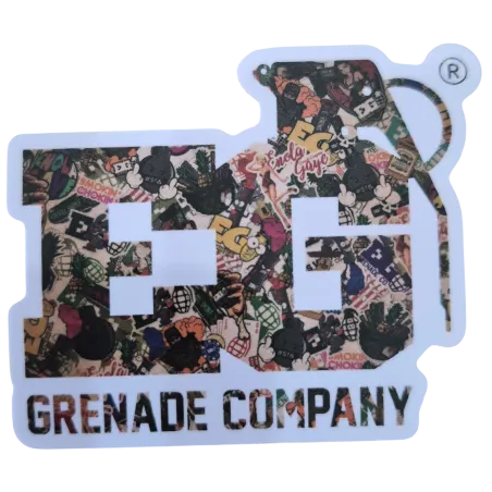 Sticker Enola Gaye Eg Grenade Multicolore