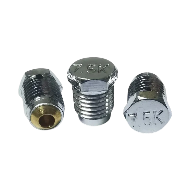 Disques de rupture repère 7.5K pour bouteille HPA, vues sous plusieurs angles
