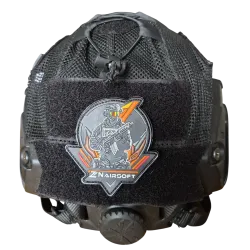 Occasion - Casque ASG noir avec couvre-casque noir