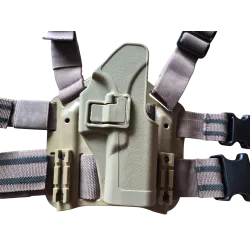 Occasion - Plaque de cuisse Tan avec holster glock - Tan