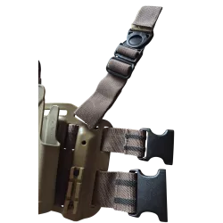 Occasion - Plaque de cuisse Tan avec holster glock - Tan