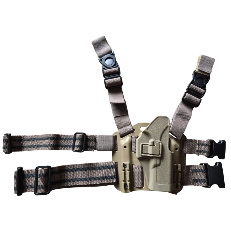 Occasion - Plaque de cuisse Tan avec holster glock - Tan