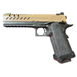 Occasion - Pistolet vorsk hi-capa 5.1 avec chargeur neuf - Tan et Noir