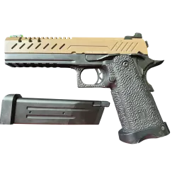 Occasion - Pistolet vorsk hi-capa 5.1 avec chargeur neuf - Tan et Noir