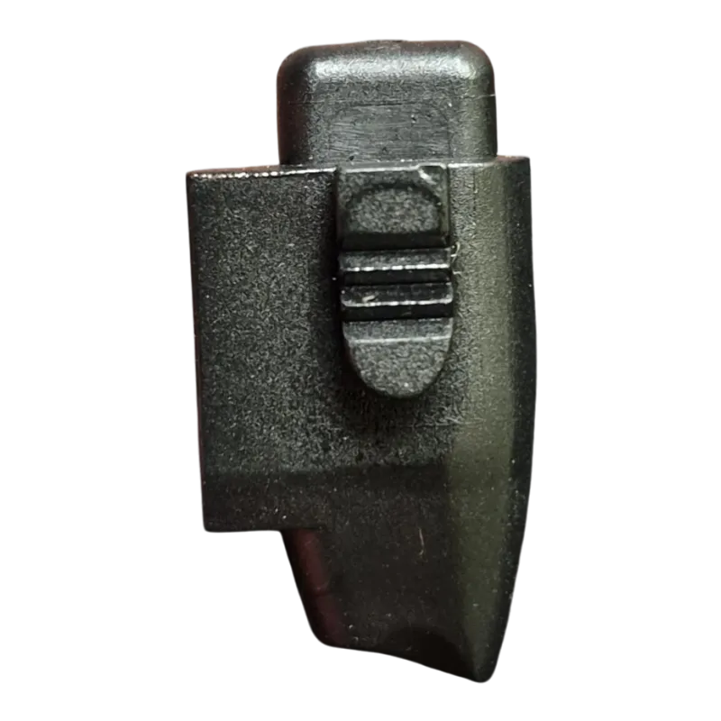 Guide de billes WE pour chargeur noir, vue de face côté loquet cranté