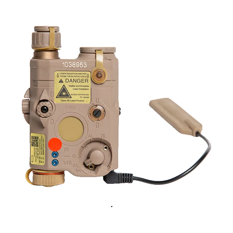 FMA - Boîtier AN/PEQ LA5 Upgrade lampe LED et laser rouge - Tan