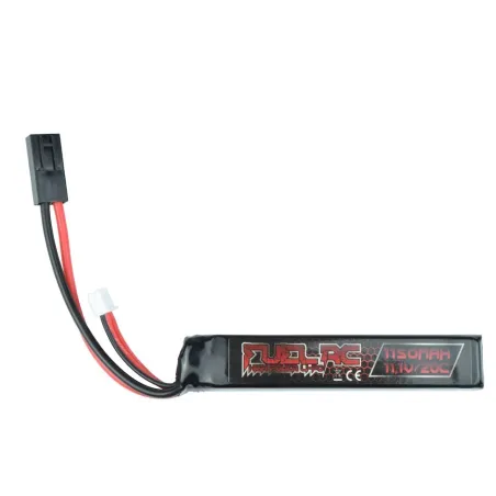 FUEL - Batterie LiPo 11.1V 1150mAh 20C Tamiya airsoft - vue principale