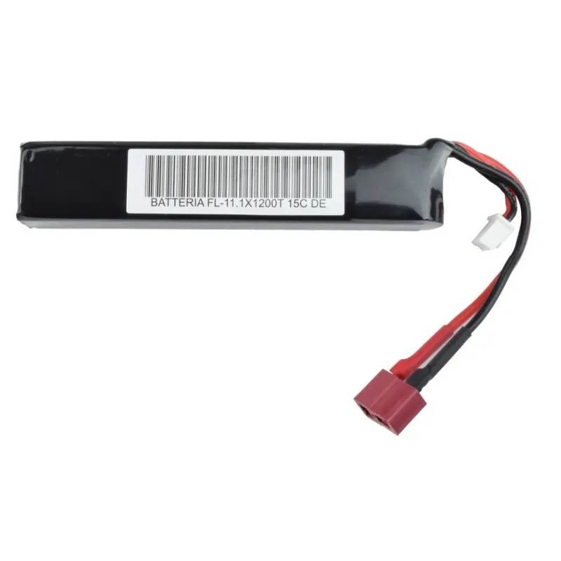 FUEL - Batterie LiPo 11.1V 1200mAh airsoft - connecteur T-Dean détail