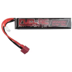 FUEL - Batterie LiPo 11.1V 1200mAh 15C T-Dean airsoft - vue principale
