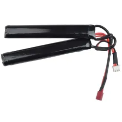 FUEL - Batterie LiPo 7.4V 2000mAh airsoft - connecteur T-Dean détail