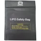 BlueMAX - Sac de transport pour batterie Li-Po - Noir