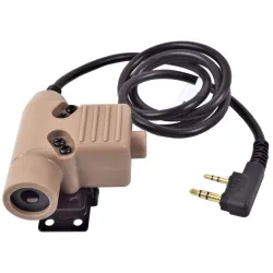 Wadsn Wadsn PTT Kenwood Tan — vue principale — airsoft ZN-Airsoft