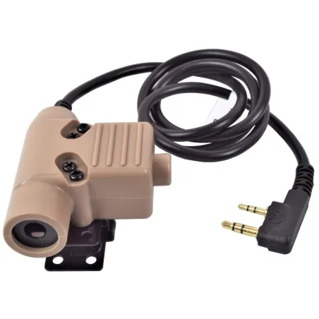 Wadsn Wadsn PTT Kenwood Tan — vue principale — airsoft ZN-Airsoft