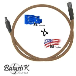 BALYSTIK ligne adaptateur HPA US EU Tan airsoft