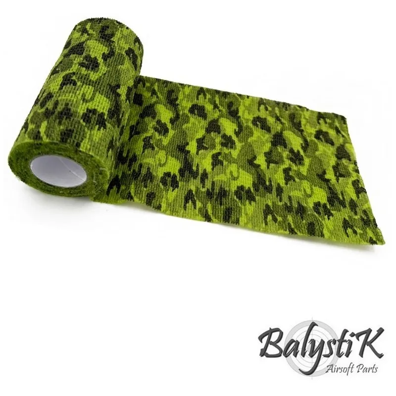 Balystik - Ruban de camouflage auto-adhésif 100 x 4500mm - Vert Uni Balystik - Ruban de camouflage auto-adhésif 100 x 4500mm - Vert Uni