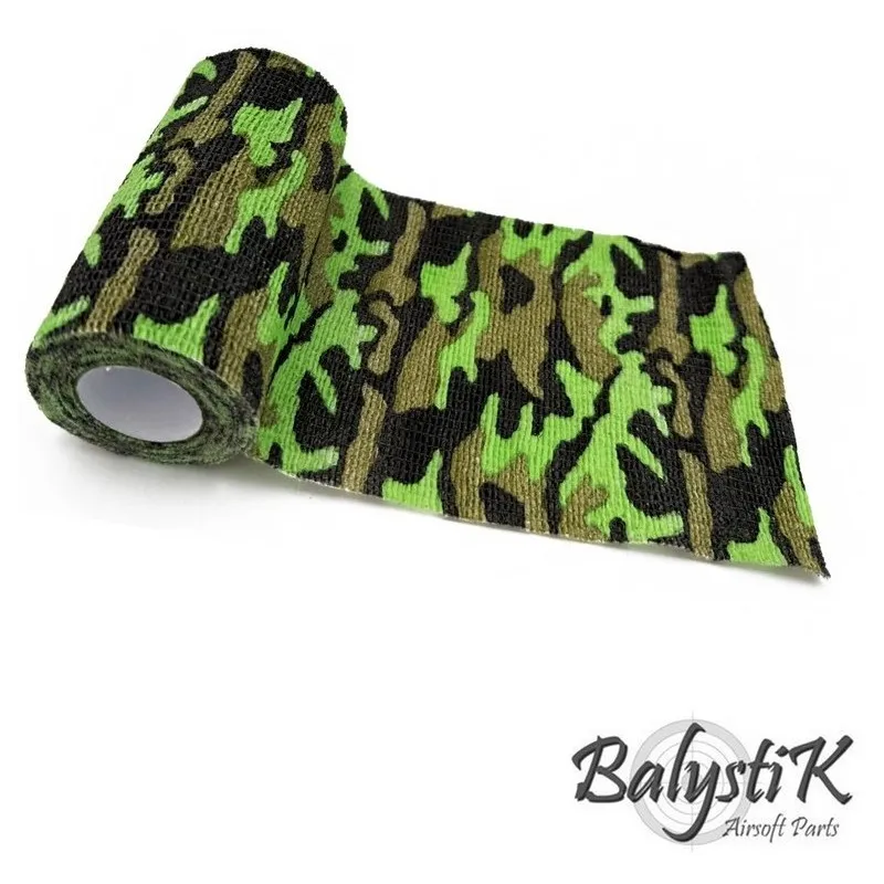 Balystik - Ruban de camouflage auto-adhésif 100 x 4500mm - Tropicale