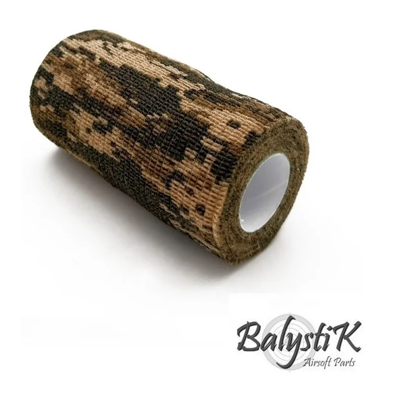 Balystik - Ruban de camouflage auto-adhésif 100 x 4500mm - Camouflage Forêt Balystik - Ruban de camouflage auto-adhésif 100 x 4500mm - Camouflage Forêt