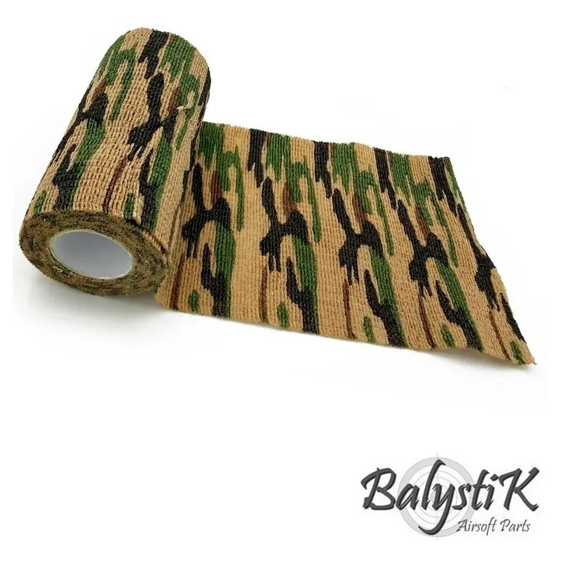 Balystik - Ruban de camouflage auto-adhésif 100 x 4500mm - Type Allemand