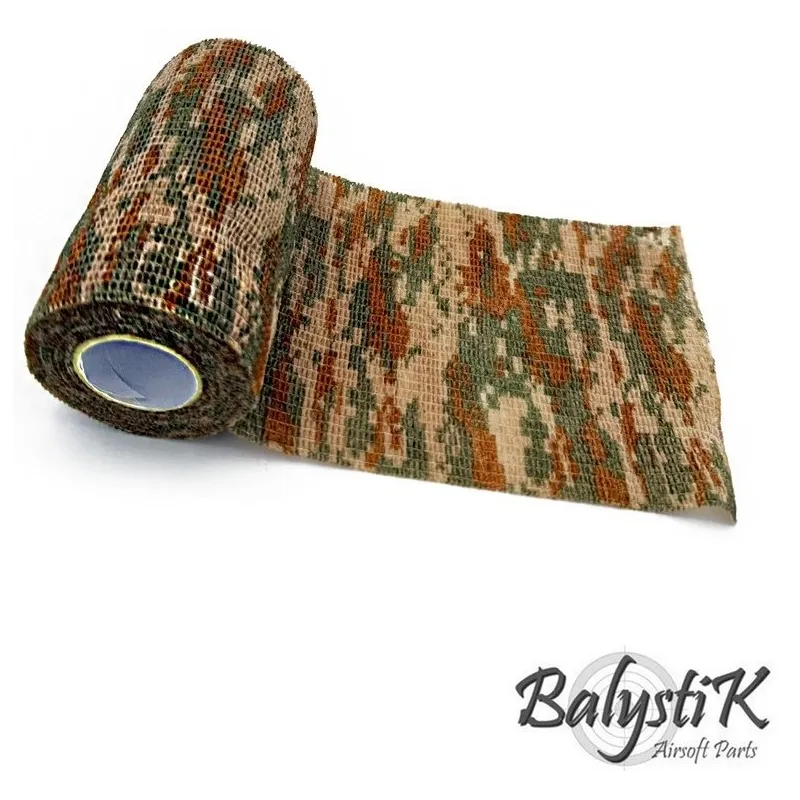 Balystik - Ruban de camouflage auto-adhésif 100 x 4500mm - Camouflage ACU Balystik - Ruban de camouflage auto-adhésif 100 x 4500mm - Camouflage ACU