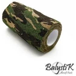 Ruban large Balystik Camouflage ACU 100×4500mm déployé - tissu élastique sans colle