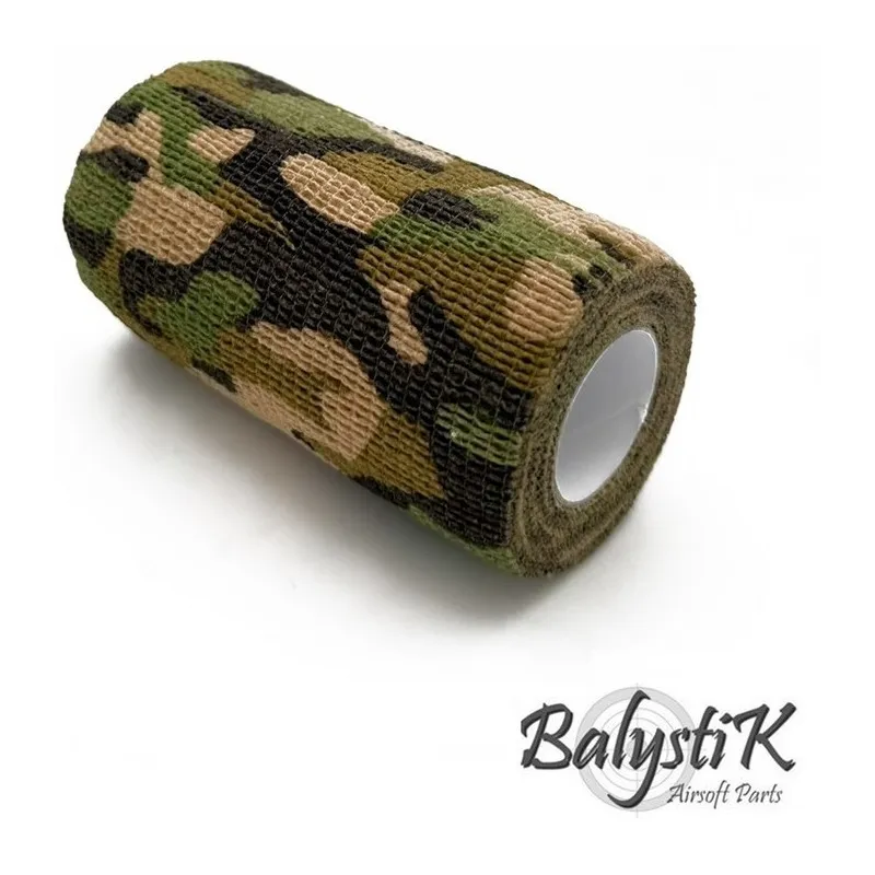Balystik - Ruban de camouflage auto-adhésif 100 x 4500mm - Camouflage Marécage Balystik - Ruban de camouflage auto-adhésif 100 x 4500mm - Camouflage Marécage