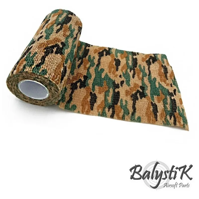 Balystik - Ruban de camouflage auto-adhésif 100 x 4500mm - Mountain