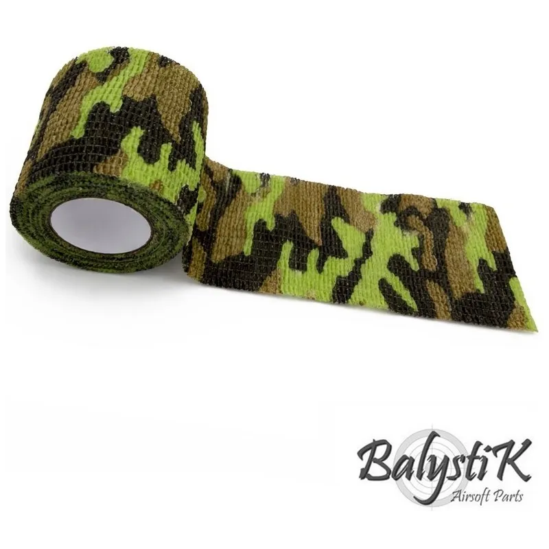 Balystik - Ruban de camouflage auto-adhésif 50 x 4500mm - Tropicale