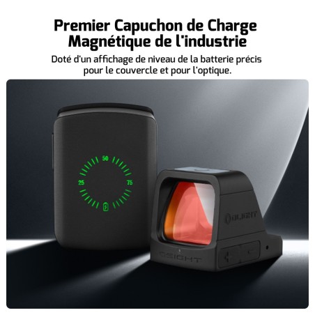 OLIGHT -  Osight Viseur Point Rouge Ou Vert 3MOA Rechargeable