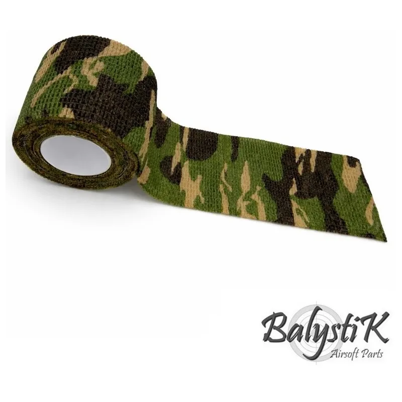 Balystik - Ruban de camouflage auto-adhésif 50 x 4500mm - Woodland
