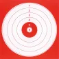 BO Manufacture - Cible en carton 14 x 14 - Rouge