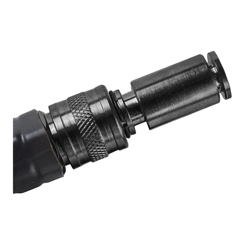 Ligne HPA Balystik US, coupleur femelle de la ligne branché sur le coupleur pour flexible 6 mm