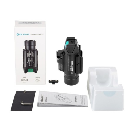 OLIGHT - Baldr Pro Lampe Ultra Puissante Militaire Avec Laser Vert 1350 Lumens