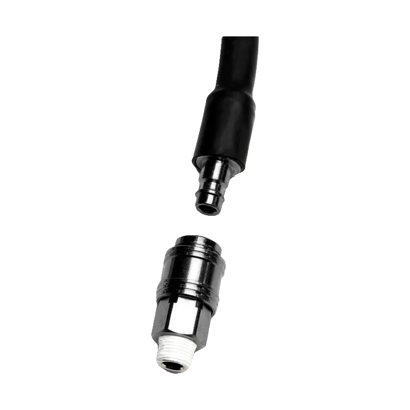 Embout mâle UE de la ligne HPA Balystik et coupleur fileté 1/8 NPT pour régulateur