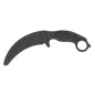 K25 - Couteau D'entraînement De Type Karambit - Noir