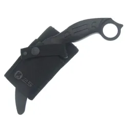 K25 Karambit d'Entraînement Noir CQB Airsoft | ZN-Airsoft