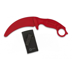 K25 Karambit d'Entraînement Rouge Self-Défense | ZN-Airsoft