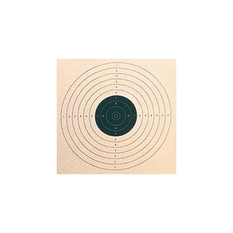 Cible en carton 17X17 U.I.T. X100