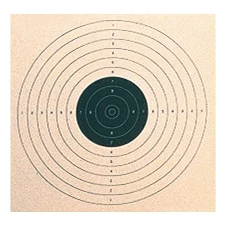 Cible en carton 17X17 U.I.T. X100