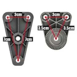 Kit Angle SAF Panneau MOLLE Noir – CTM TAC | ZN-Airsoft