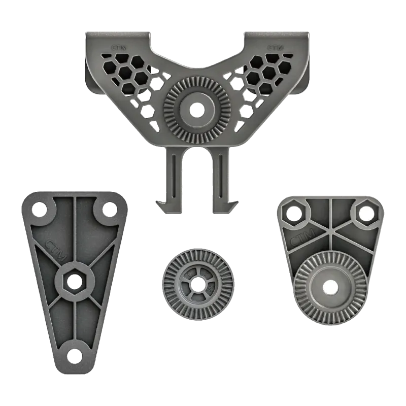 CTM TAC - Kit système d'angle SAF et panneau MOLLE pour fixation holster - Noir