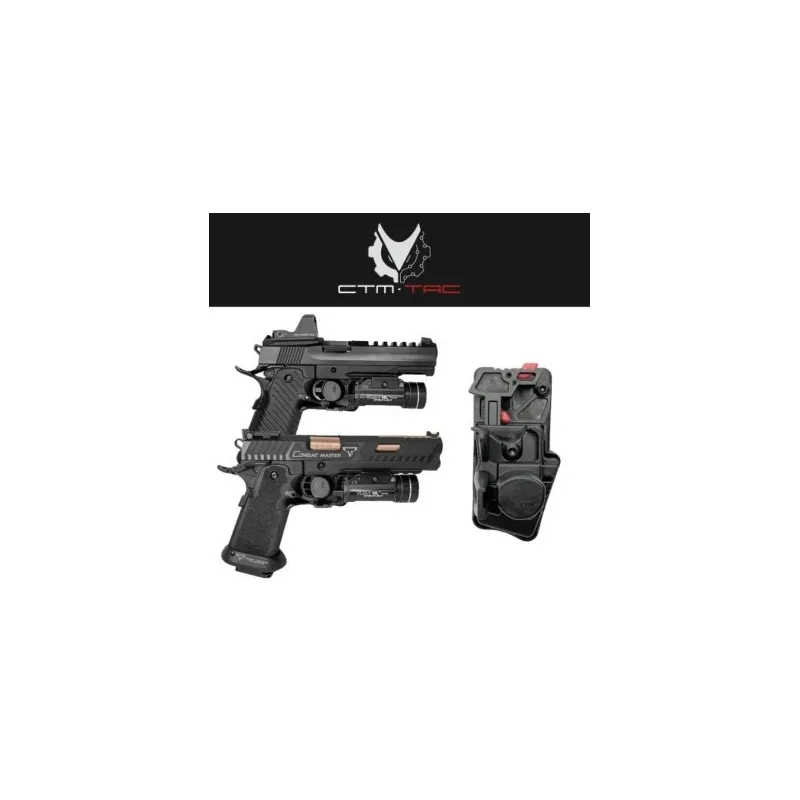 CTM TAC - Holster De Pontet Pour Hi-Capa Droitier - Noir