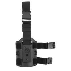 AMOMAX Plaque de Cuisse Drop Leg Holster Noir | ZN-Airsoft