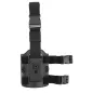 AMOMAX - Plaque de cuisse pour holster - Noir