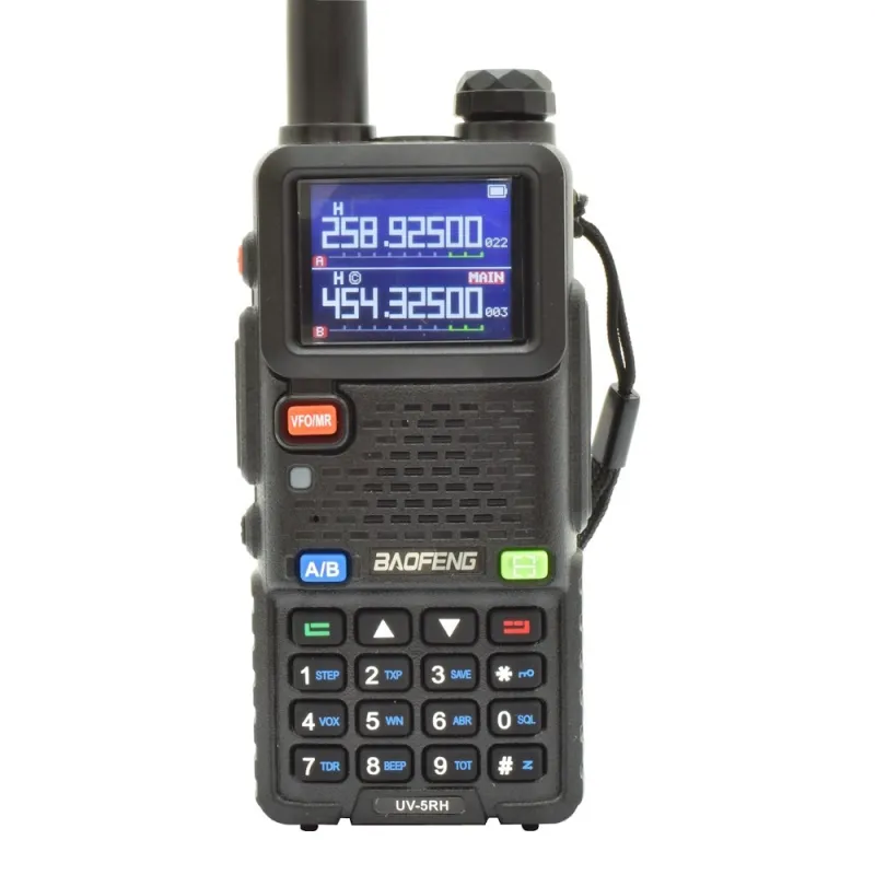 Baofeng - Radio Dual band VHF/UHF-AM/FM - Noir