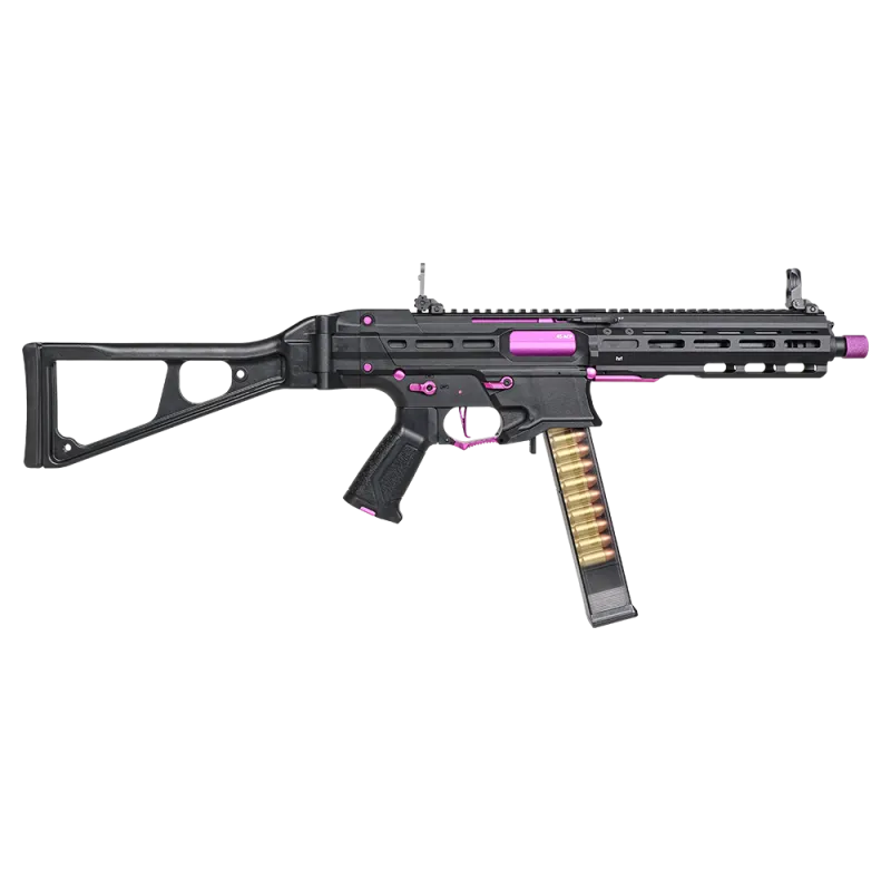 Réplique AEG G&G Armament PCC45 violette, vue de profil côté droit