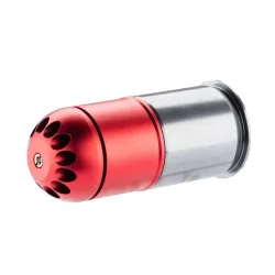 Nuprol - Grenade M203 40mm à Gaz 96 BBs - Rouge/Gris - vue arrière - ZN-Airsoft