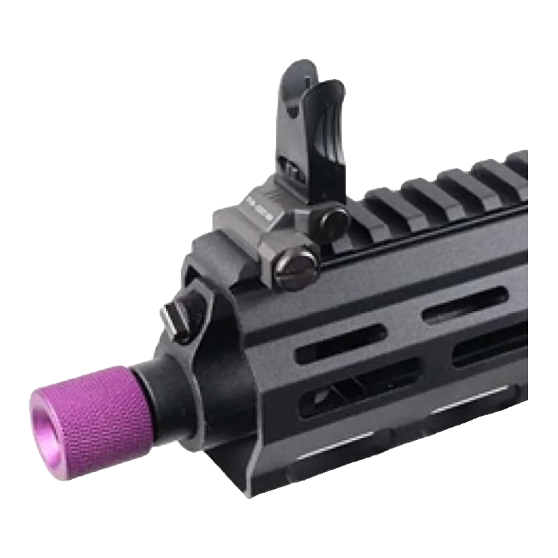 Cache-flamme violet et guidon rabattable de la G&G PCC45