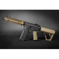 Evolution International - Réplique AEG Recon MK18 Mod 1 10.8" BB - Noir et Tan
